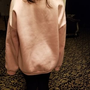 pink hoodie